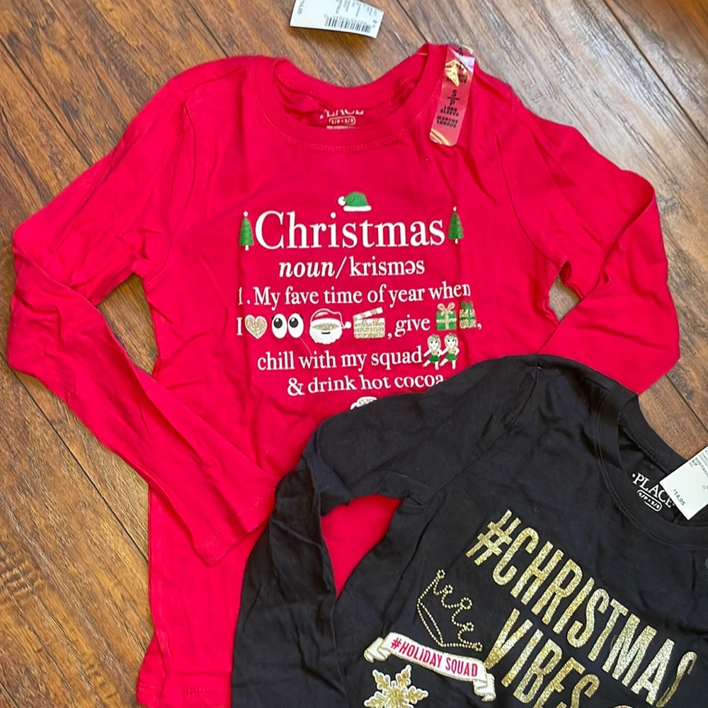 Christmas shirts NWT